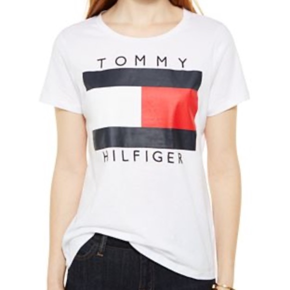 Tommy Hilfiger white T-Shirt - Picture 1 of 3